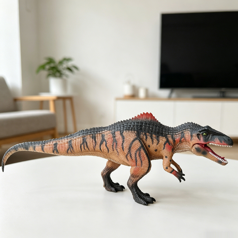 Kids Educational Game - Realistic Giganotosaurus Dinosaur Toys with Movable