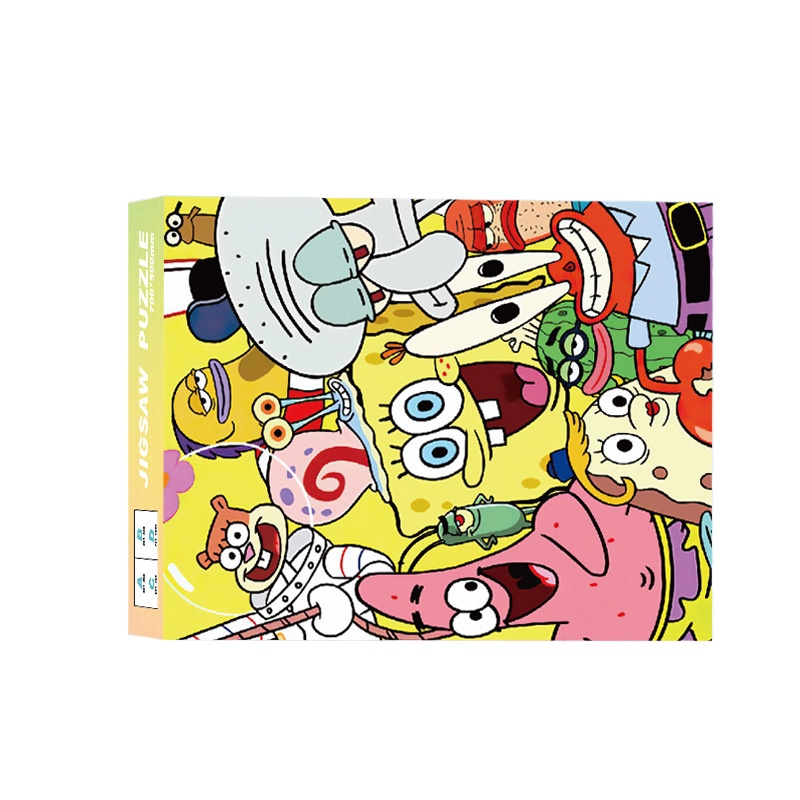 Kids Education Things - 1000 Pieces SpongeBob SquarePants Puzzle Assembling
