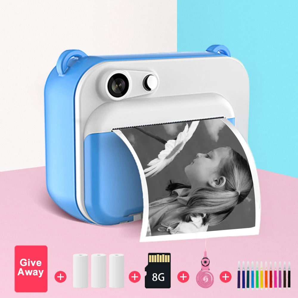 Kids Educational Videos - Children's Camera With Print Kids Instant