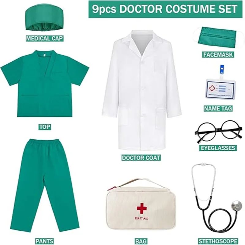Kids Top+Pants+Coat+Accessorie - đánh giá và giá Kids Doctor Education