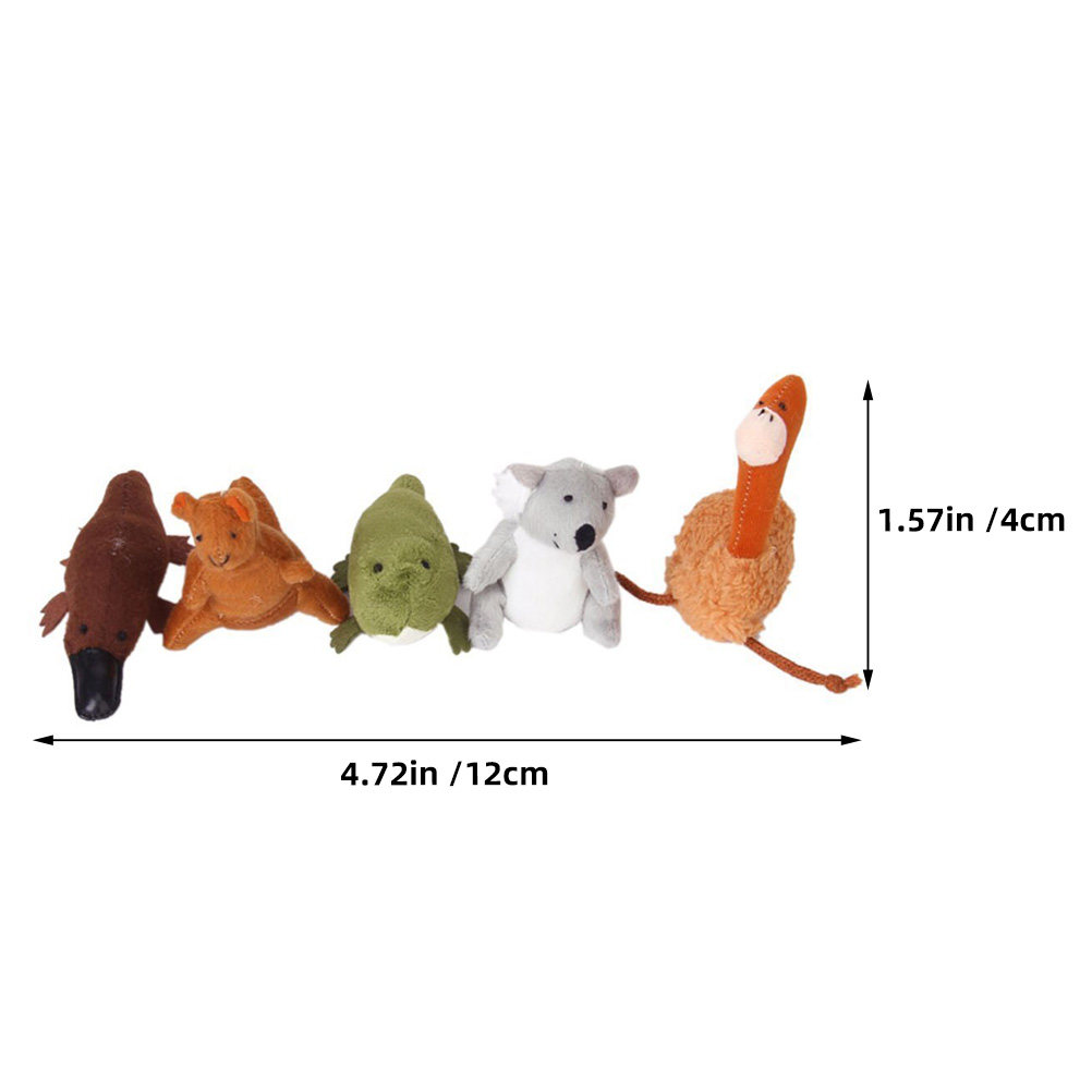 5Pcs Australia Animal Finger P - đánh giá và giá Kids Education In Australia