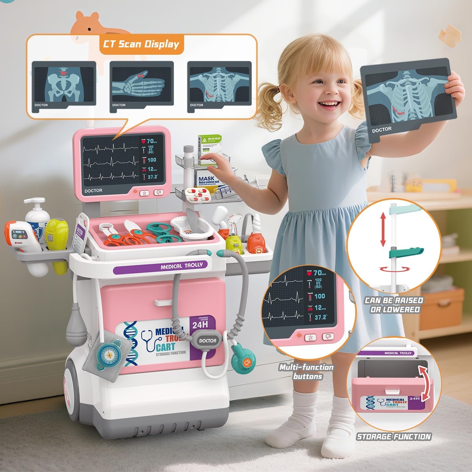 Deluxe Kids Doctor Play Set Pr - đánh giá và giá Kids Doctor Education
