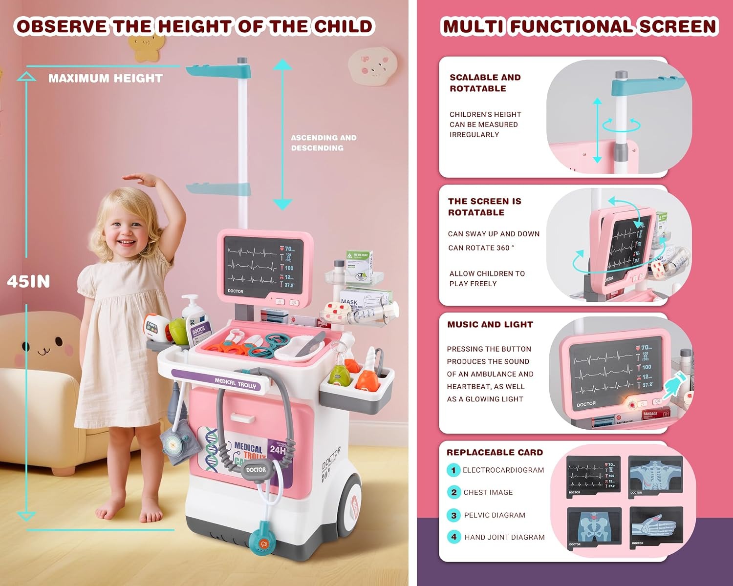 Deluxe Kids Doctor Play Set Pr - đánh giá và giá Kids Doctor Education