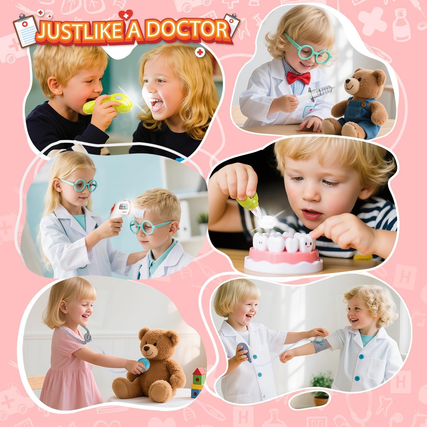 Deluxe Kids Doctor Play Set Pr - đánh giá và giá Kids Doctor Education