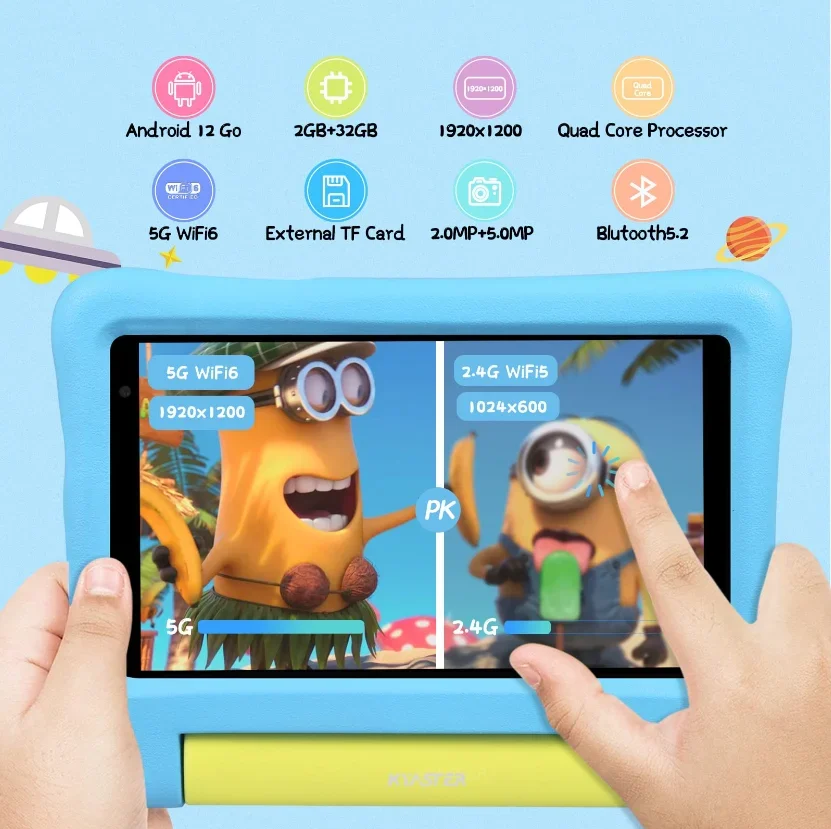 7 Inch 5G WiFi 6 Android12 A13 - đánh giá và giá Kids Education Software For Pc