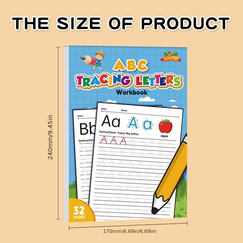 Alphabet Workbook A-Z - Patter - đánh giá và giá Learning Workbook Preschool