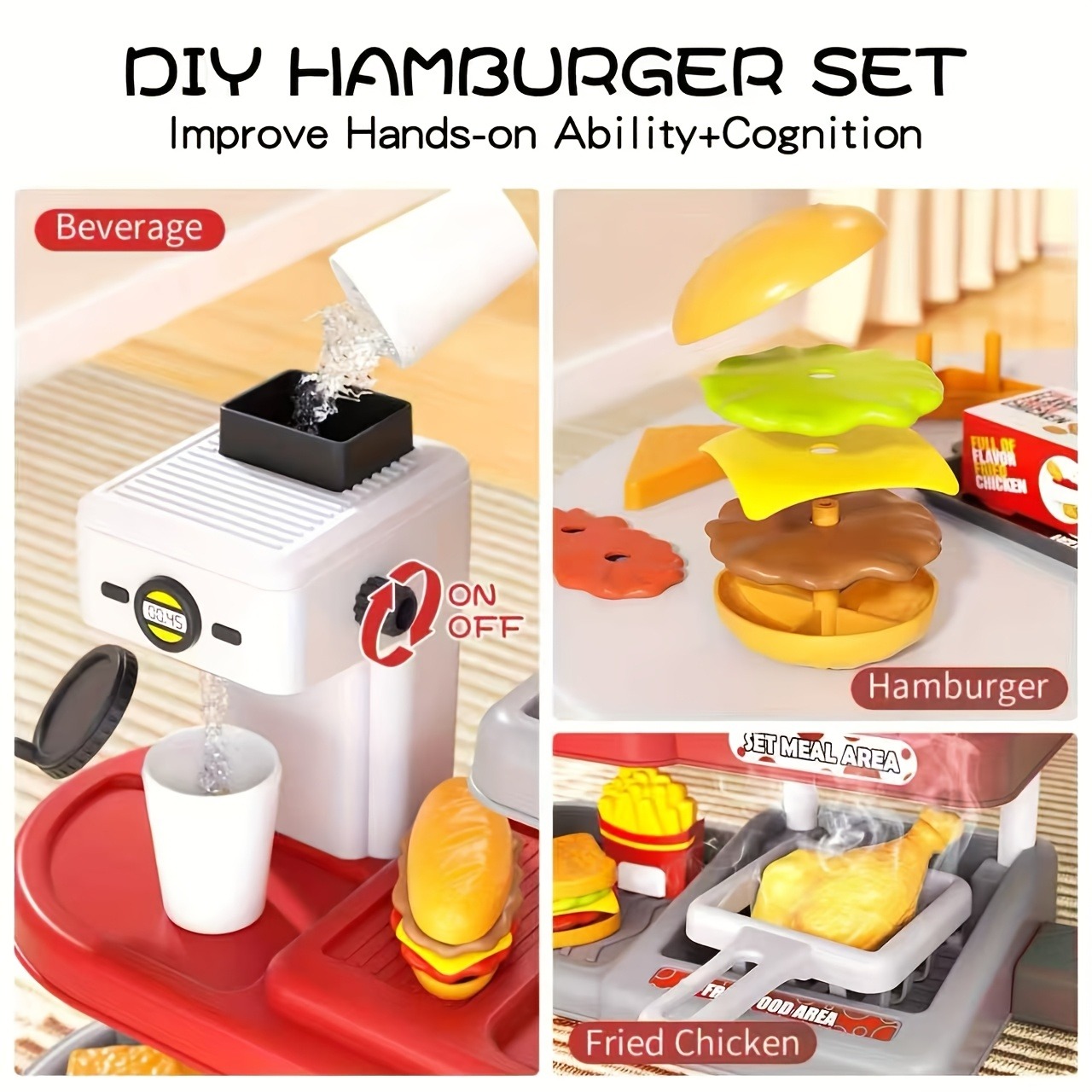 Pretend Play Fast Food Store T - đánh giá và giá Kids Education Store