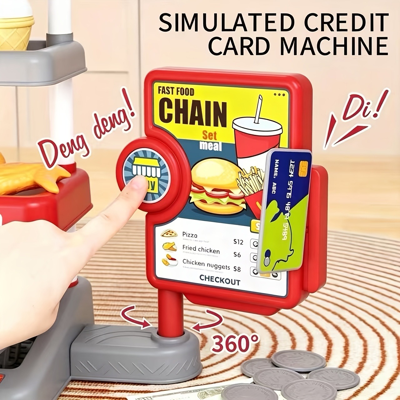 Pretend Play Fast Food Store T - đánh giá và giá Kids Education Store
