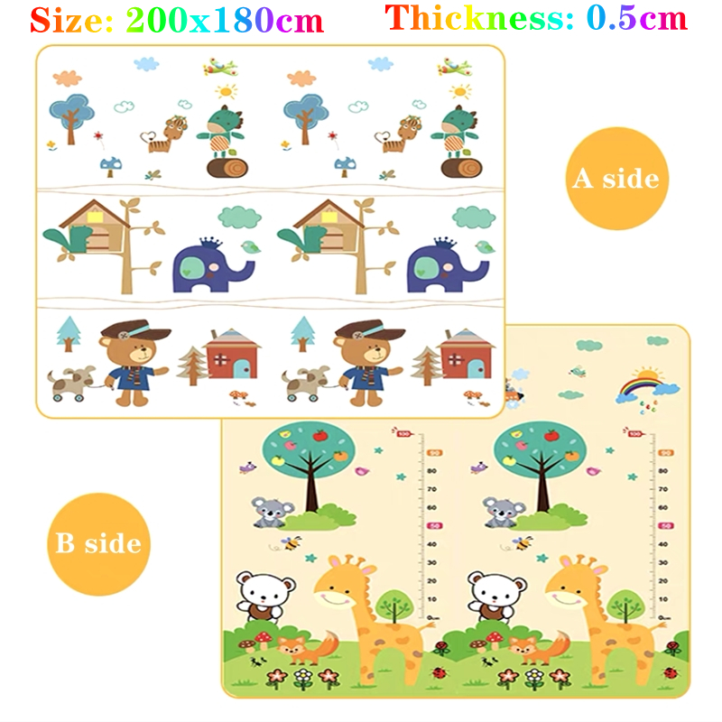 200*180cm Thickness 0.5cm Baby - đánh giá và giá Kids Education Allowance