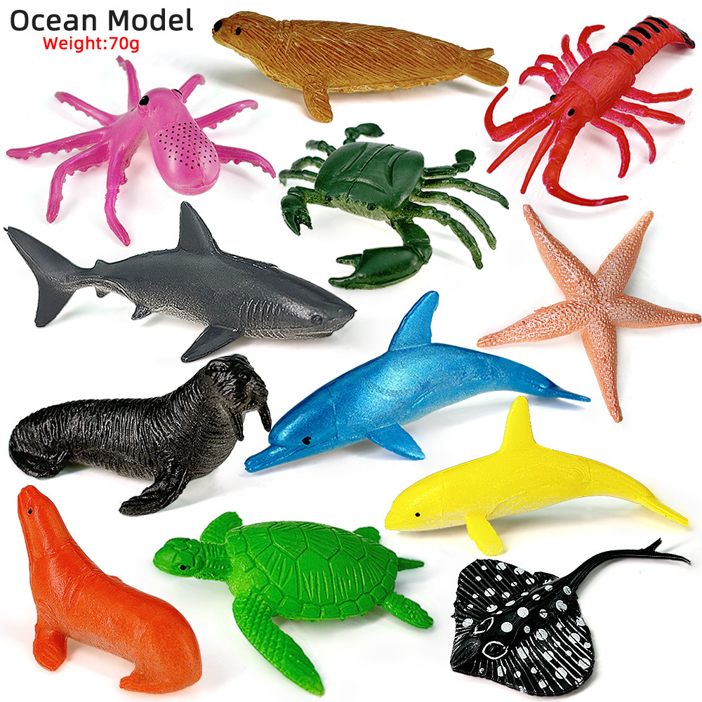 12pcs Ocean Sea Life Set Anima - đánh giá và giá Kids Educational Game