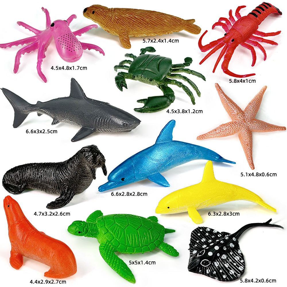 12pcs Ocean Sea Life Set Anima - đánh giá và giá Kids Educational Game
