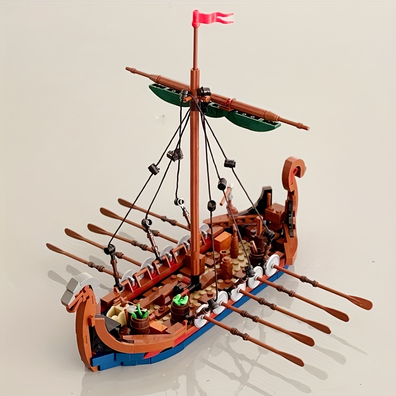 MOC Medieval Vikinged Ship 463 - đánh giá và giá Kids Education Allowance