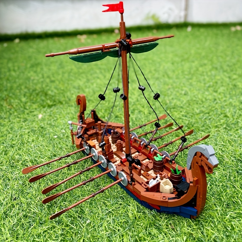 MOC Medieval Vikinged Ship 463 - đánh giá và giá Kids Education Allowance