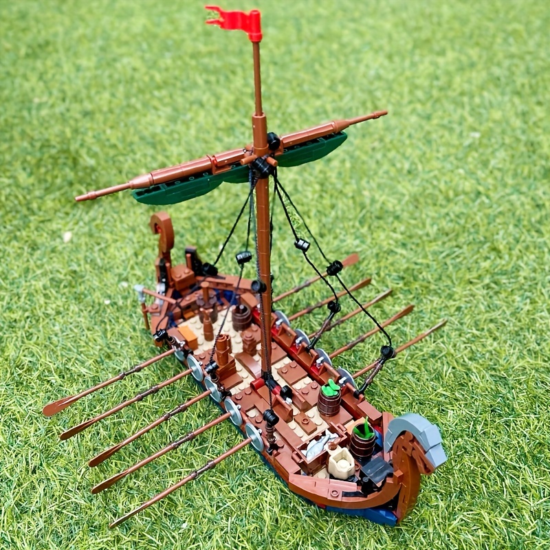 MOC Medieval Vikinged Ship 463 - đánh giá và giá Kids Education Allowance