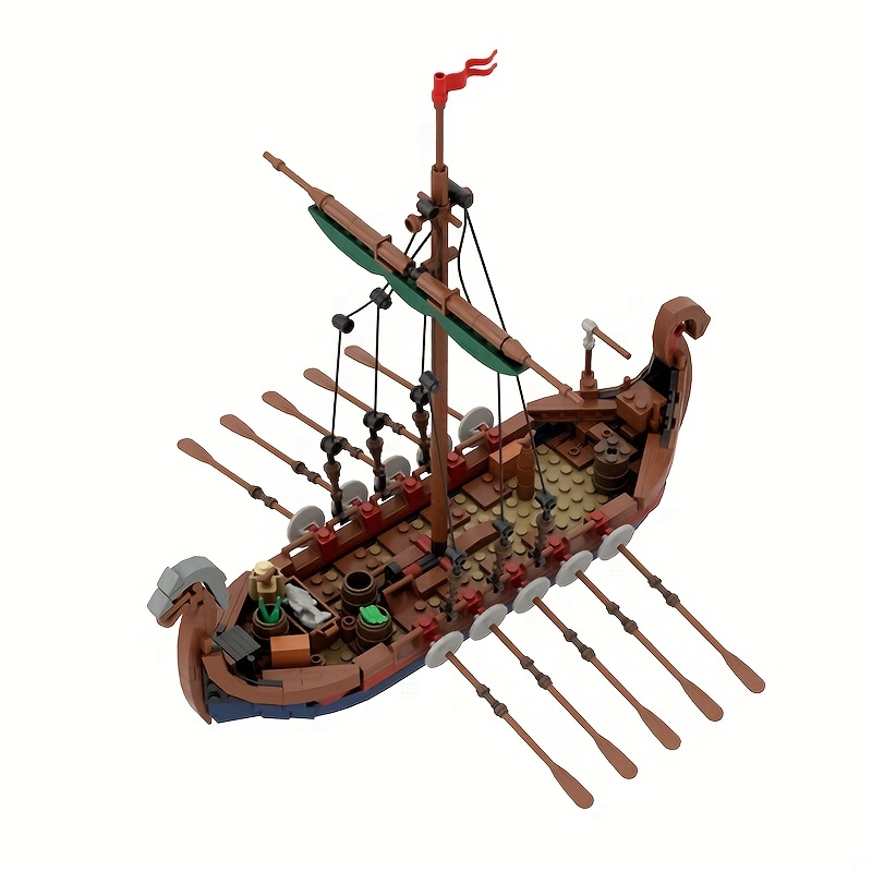 MOC Medieval Vikinged Ship 463 - đánh giá và giá Kids Education Allowance