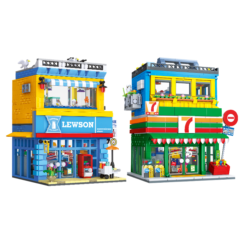 1263+PCS Street Scene Convenie - đánh giá và giá Kids Education Store