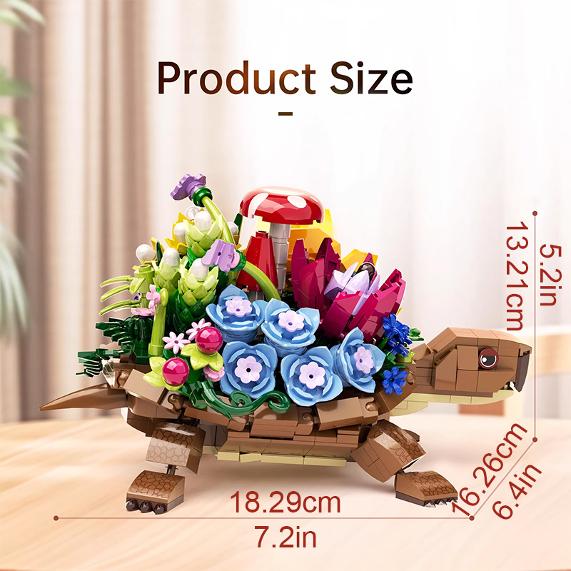 509pcs Creative Turtle Planter - đánh giá và giá Kids Education Allowance