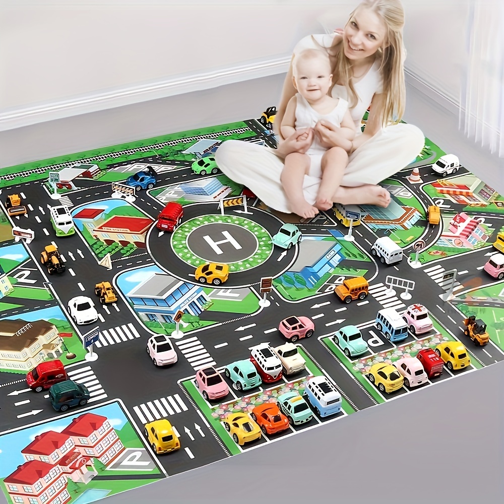 1pc, City Traffic Play Mat, La - đánh giá và giá Kids Educational Game