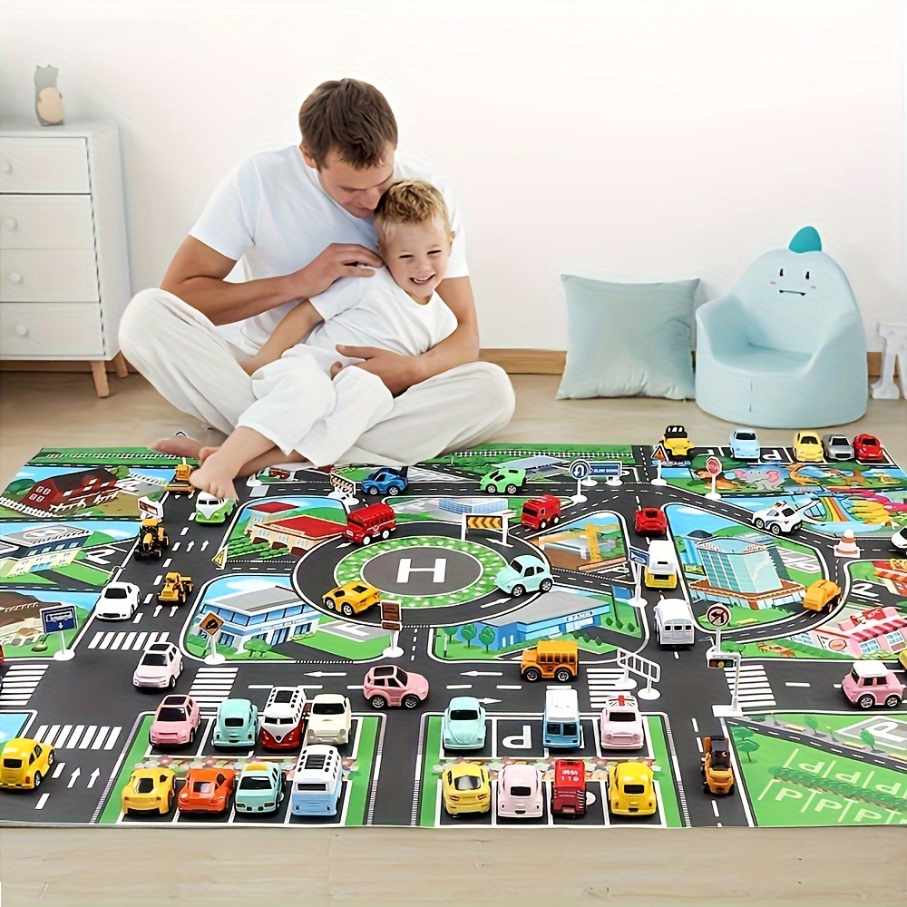 1pc, City Traffic Play Mat, La - đánh giá và giá Kids Educational Game