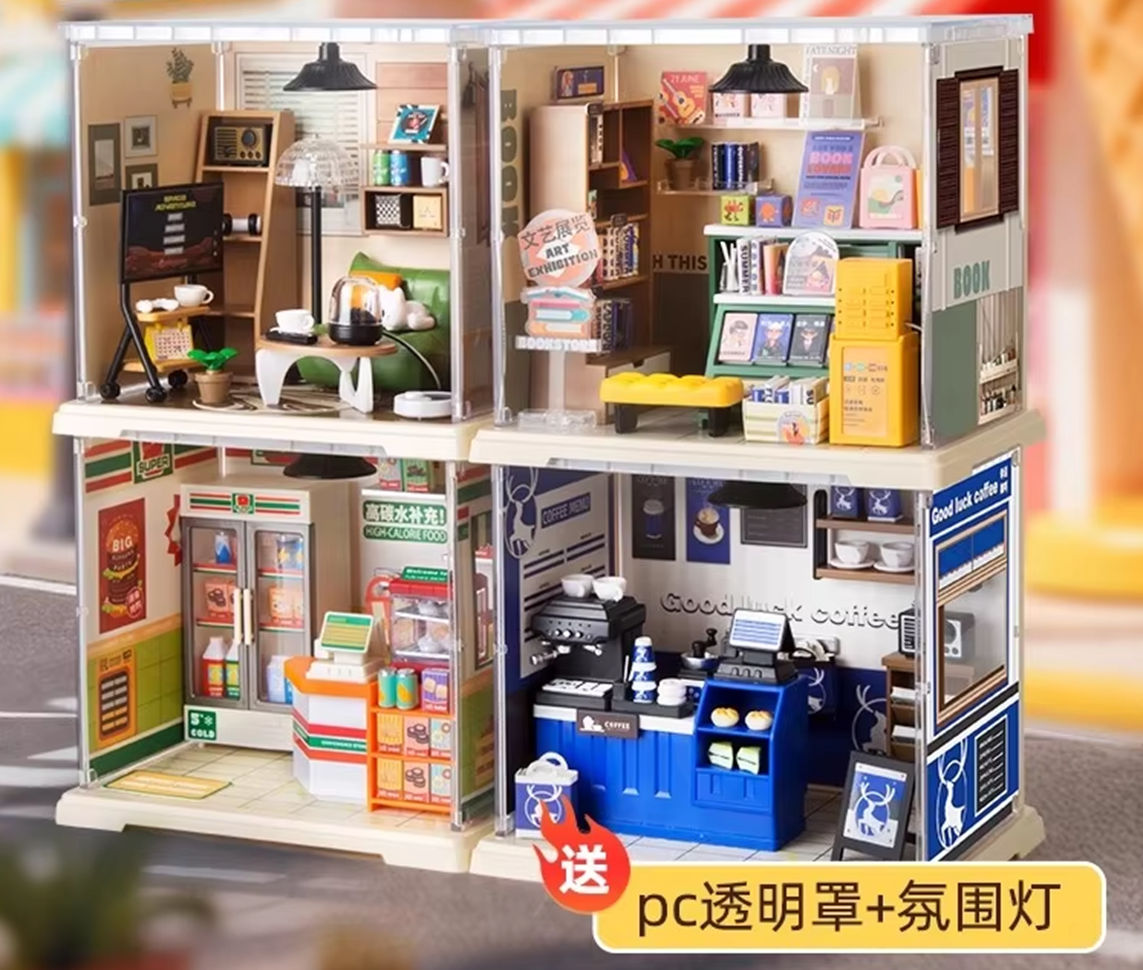 Mini City Store DIY House Kit, - đánh giá và giá Kids Education Store