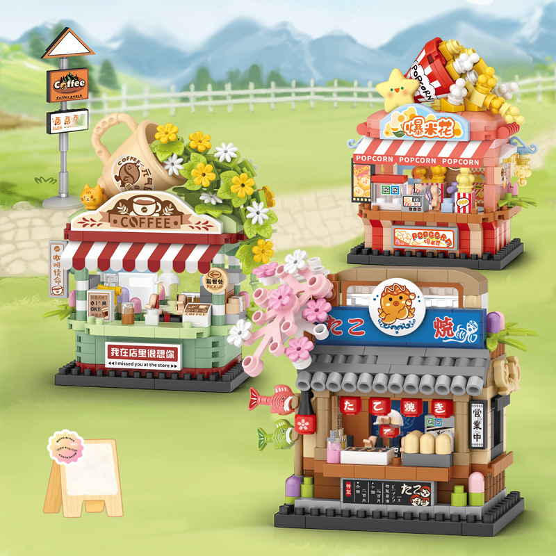 Mini Street View Shop Building - đánh giá và giá Kids Education Store