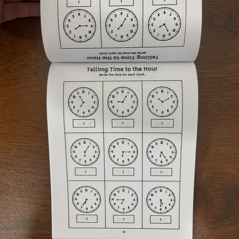 Telling Time Workbook for Kids - đánh giá và giá Learning Workbook Preschool
