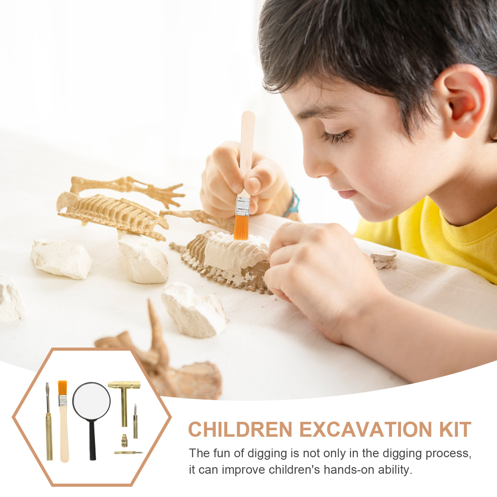 1Set Kid Excavation Tool Set S - đánh giá và giá Kids Education Kit